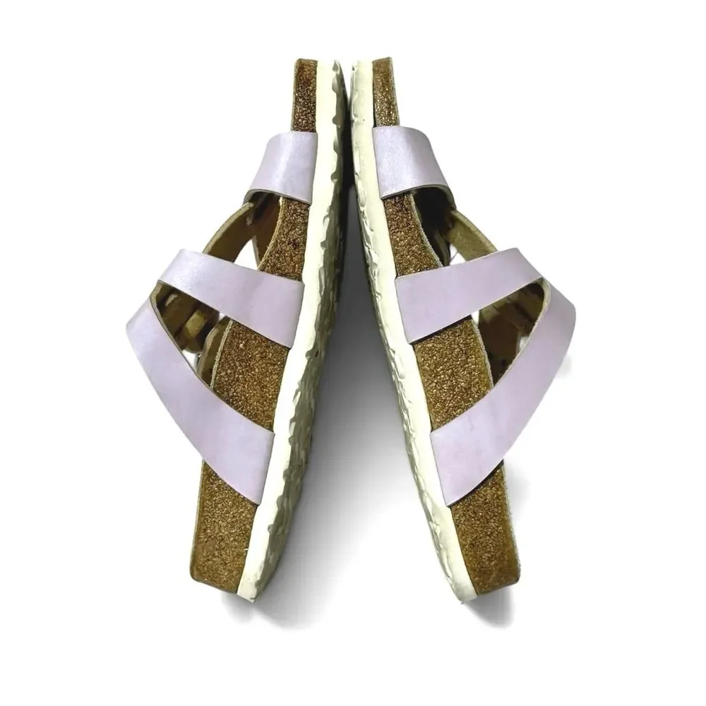 Birki's Nias Birkenstock Footbed Sandals Alloy Lavender Size 37 US 6 - Picture 7 of 10